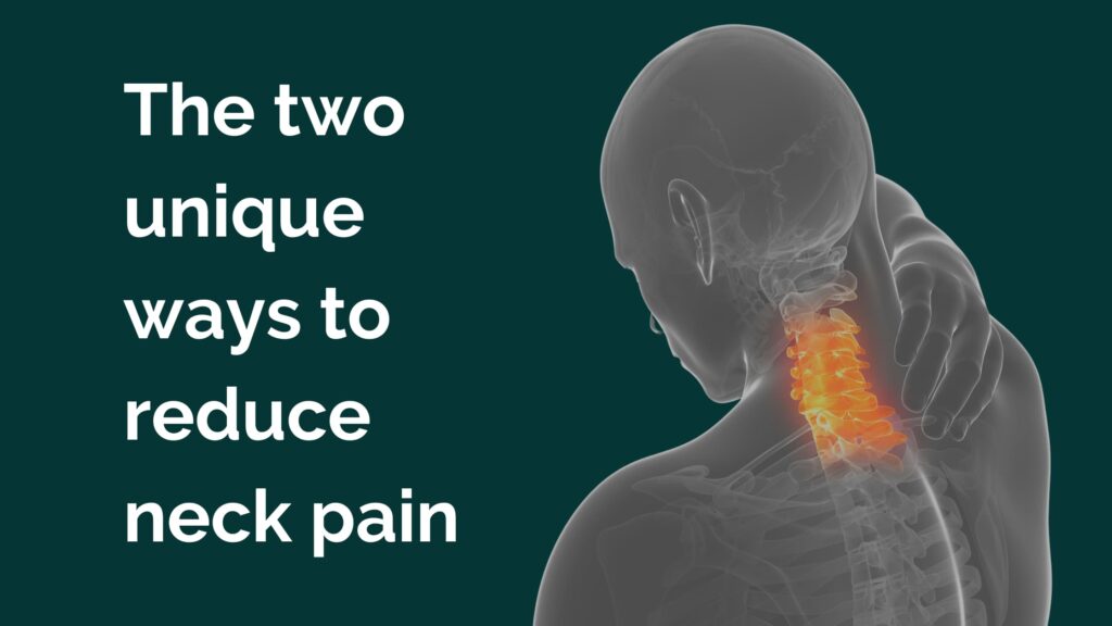how to eliminate neck pain