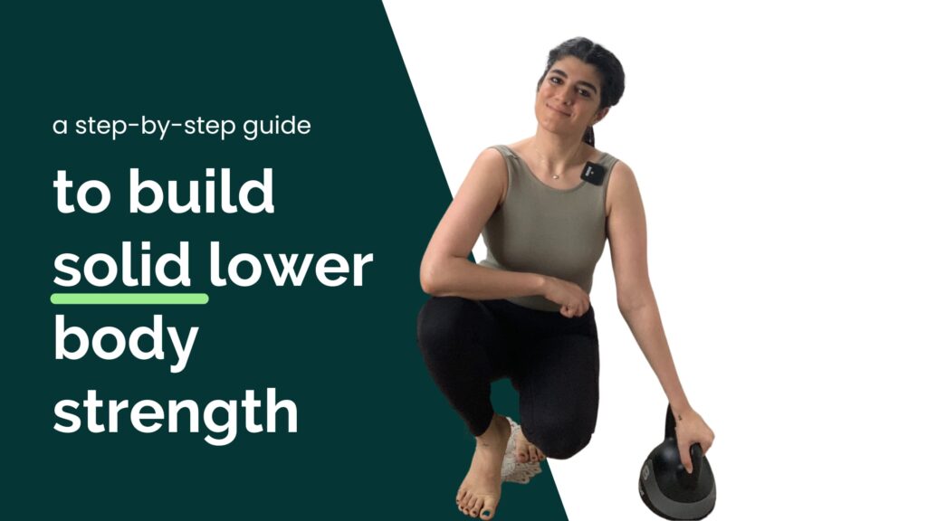 A cover photo on lower body strength