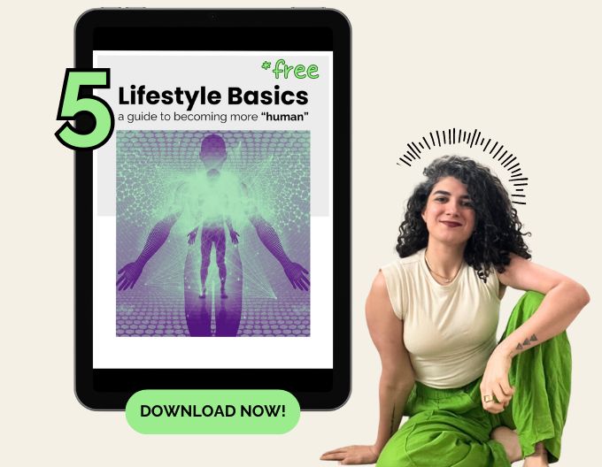 it's a photo explaining 5-lifestyle-basics-guide